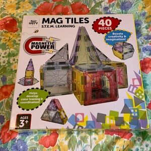 Bee Happy Mag Tiles 40 Pieces STEM Learning Ages 3+